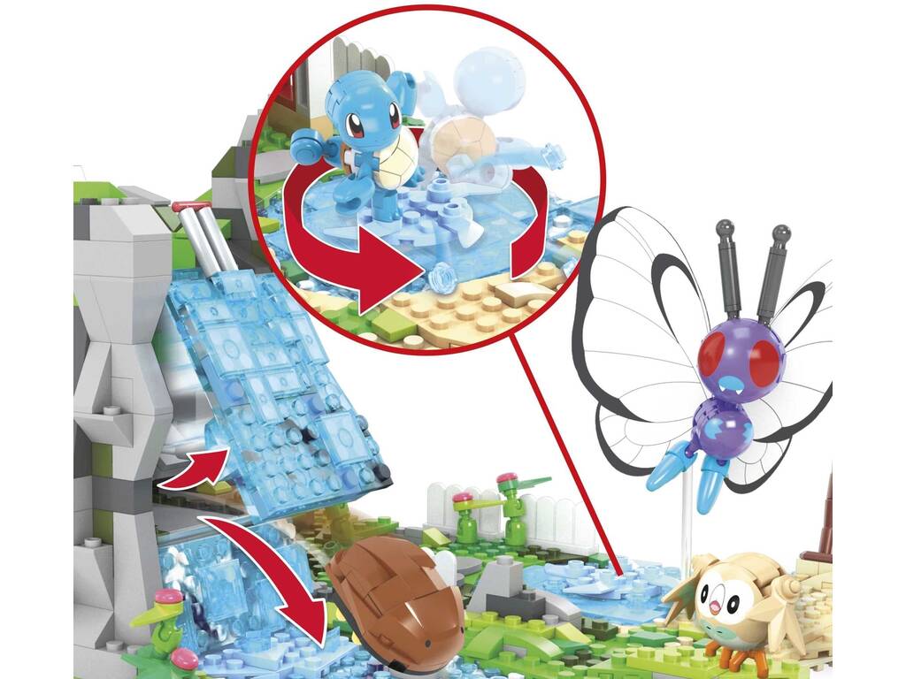 Pokémon Mega Viagem à selva de Pokémon Mattel HHN61