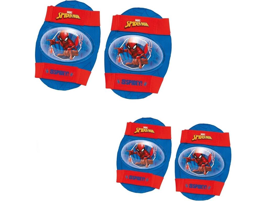 Spiderman Set Patines y Protecciones de Smoby 18390