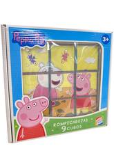 Peppa Pig Rompecabezas 9 Cubos Cefa Toys 88320