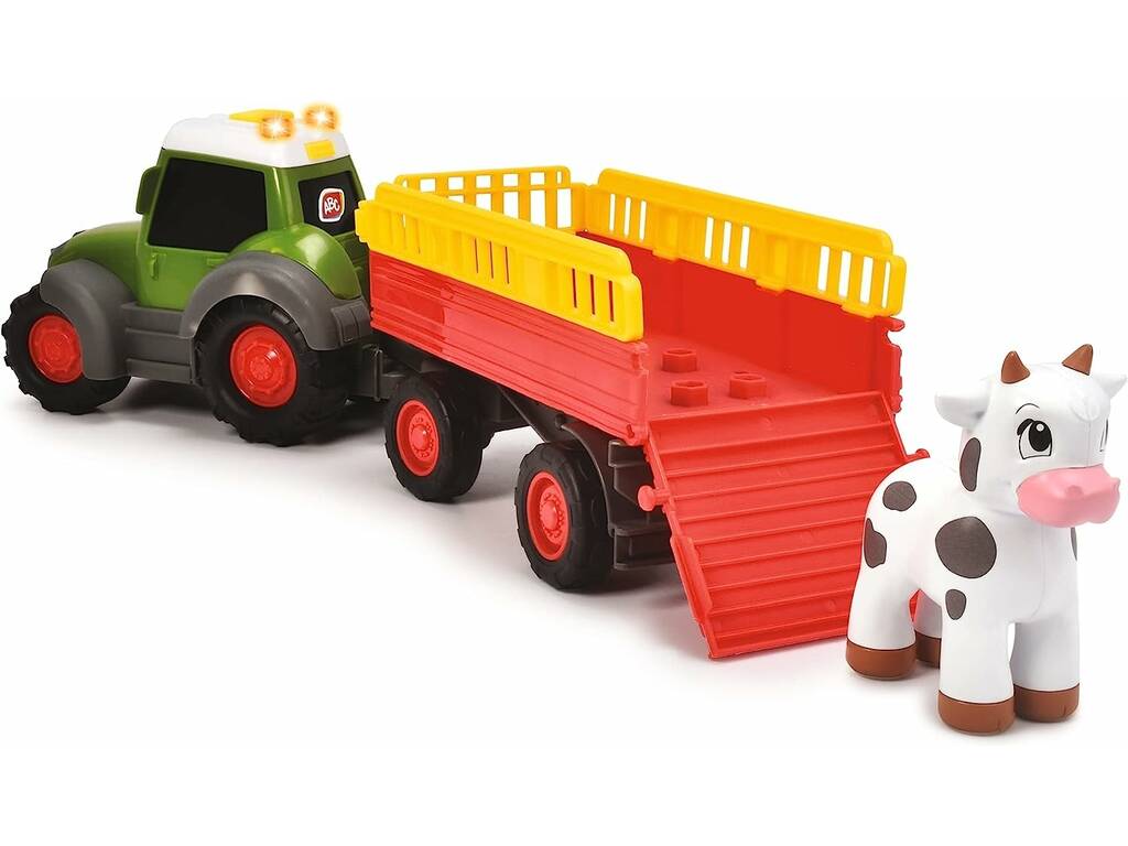 Tractor Fendt Trailer de Animales 30 cm. Simba 204115001