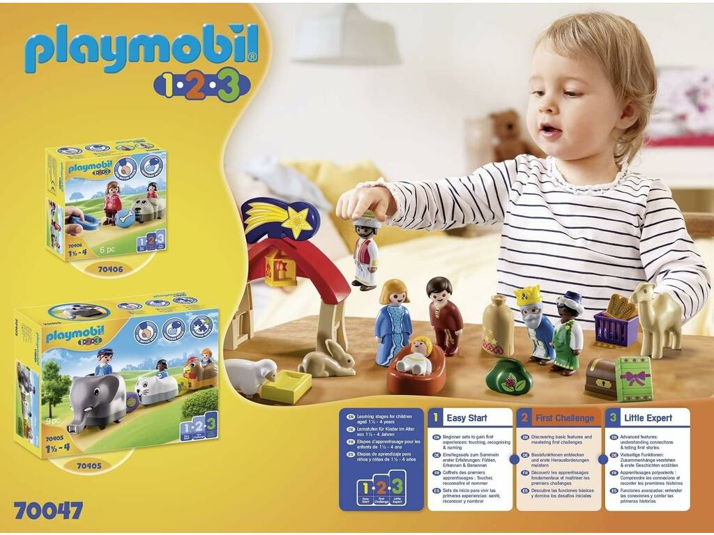 Playmobil 1,2,3 Ma première crèche Playmobil 71140