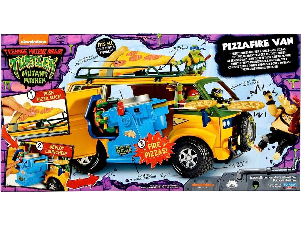 Teenage Mutant Ninja Turtles Chaos Pizza Van Famous TU804000