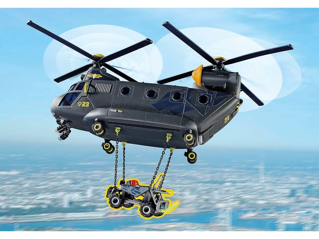 Playmobil Forças Especiais Helicóptero Banana de Playmobil 71149
