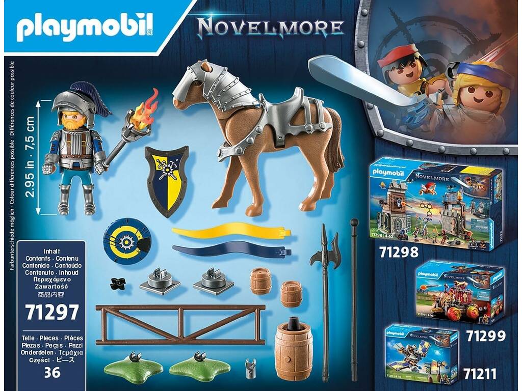 Playmobil Chevalier médiéval Novelmore 71297