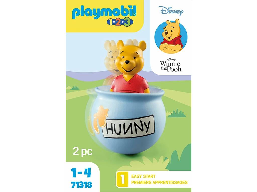 Playmobil 1,2,3 Disney Winnie The Pooh Tarro de Miel de Playmobil 71318