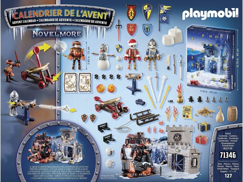 Playmobil Novelmore Calendario dell'Avvento Battaglia nella neve 71346