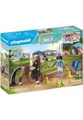 Playmobil Horses Of Waterfall Salto de Cavalos com Zoe e Blaze 71355