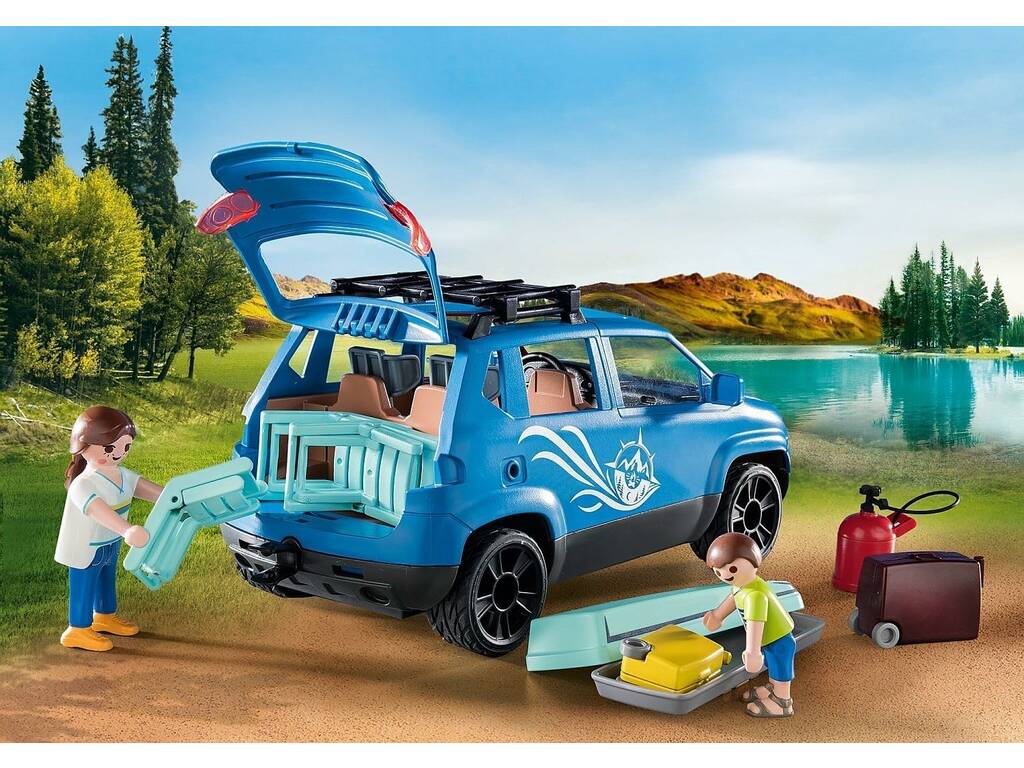 Playmobil Family Fun Wohnwagen mit Auto 71423