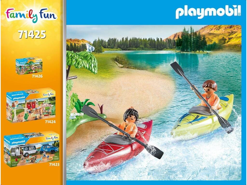 Playmobil Family Fun Camping avec feu de camp 71425