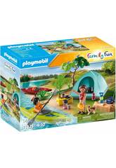 Playmobil Family Fun Camping com Fogueira 71425