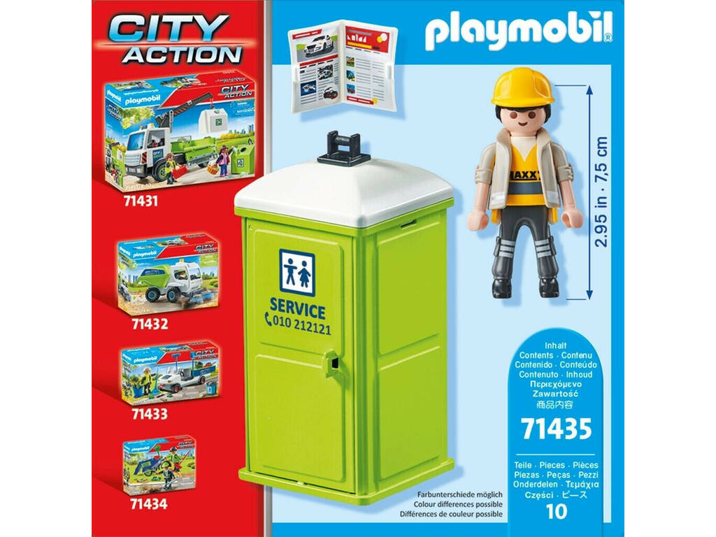 Playmobil City Tragbare Toilette 71435