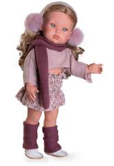 Bella Puppe mit Ohrenschtzern 45 cm. Anthony John 28326