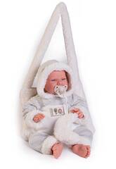 Poupe Lea Newborn Baby Doll avec sac de portage De Borreguillo 42 cm d'Antonio Juan 33346