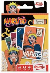 Naruto Baralho Infantil Shuffle 3 em 1 Fournier 10037630