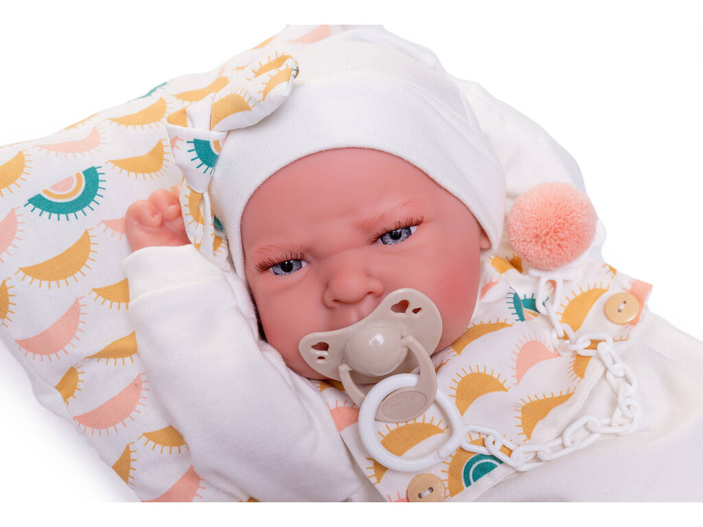Lea Neugeborenenpuppe mit Sohlenkissen 42 cm von Antonio Juan 50391