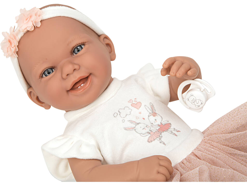 Boneca Bebê Reborn Realista Menina Silicone 42cm Bailarina