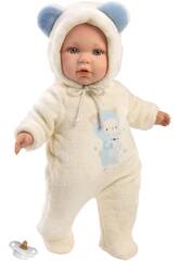 Baby Enzo Blue Bear Puppe 42 cm. Llorens 14207