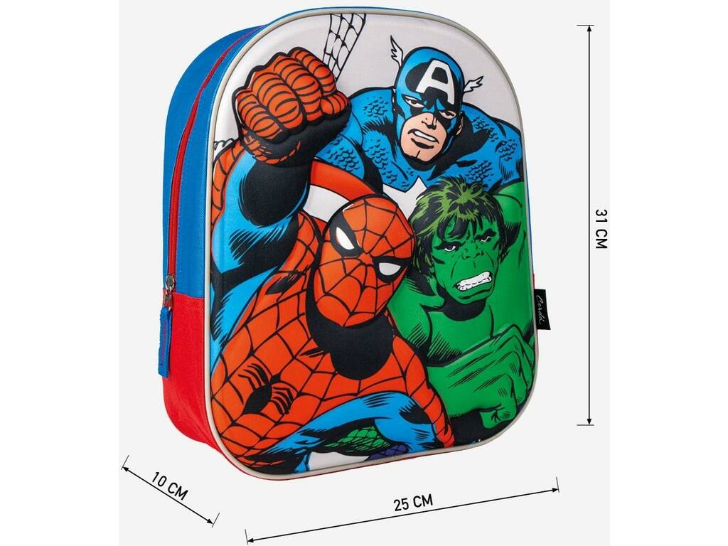 Mochila Infantil 3D Avengers de Cerdá 21000004345