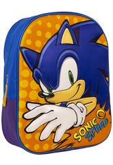 Zaino per bambini 3D Sonic di Cerdá 21000004344