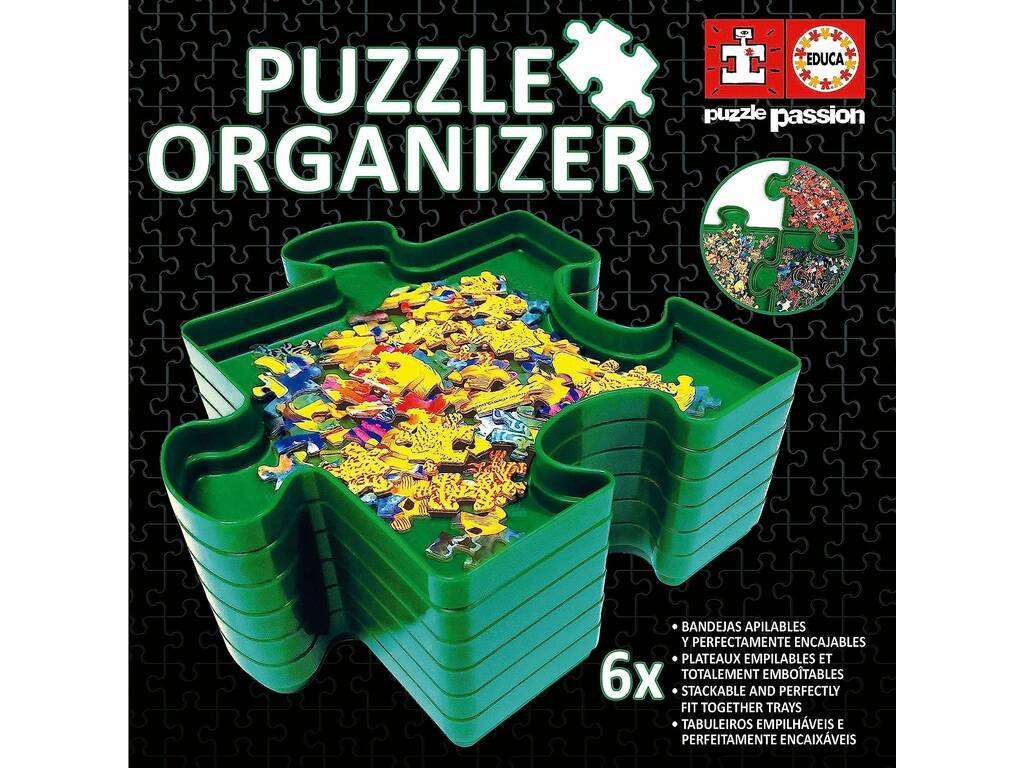 Organizador de Piezas de Puzzle Educa 19577