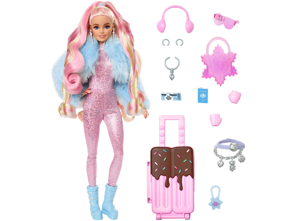 Barbie Extra Fly Bambola della neve Mattel HPB16
