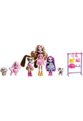 Enchantimals Super Pack Familia De Perros de Mattel NHV26