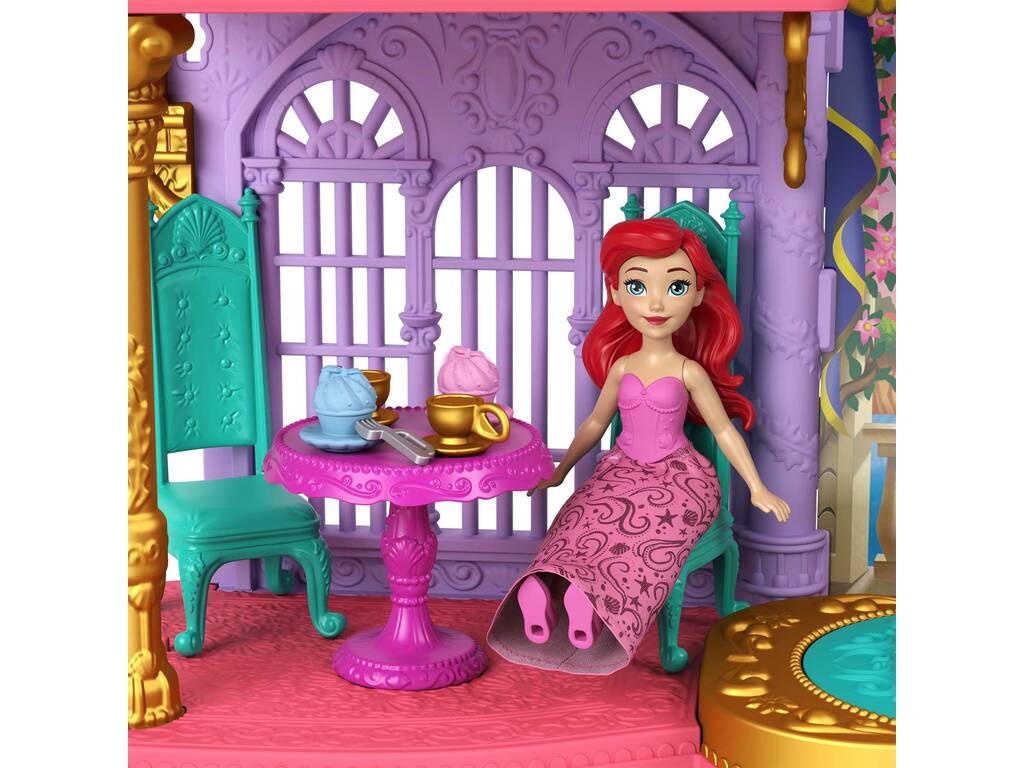 Disney Princess Mini Château Ariel à la surface et sous l'eau Mattel HLW95
