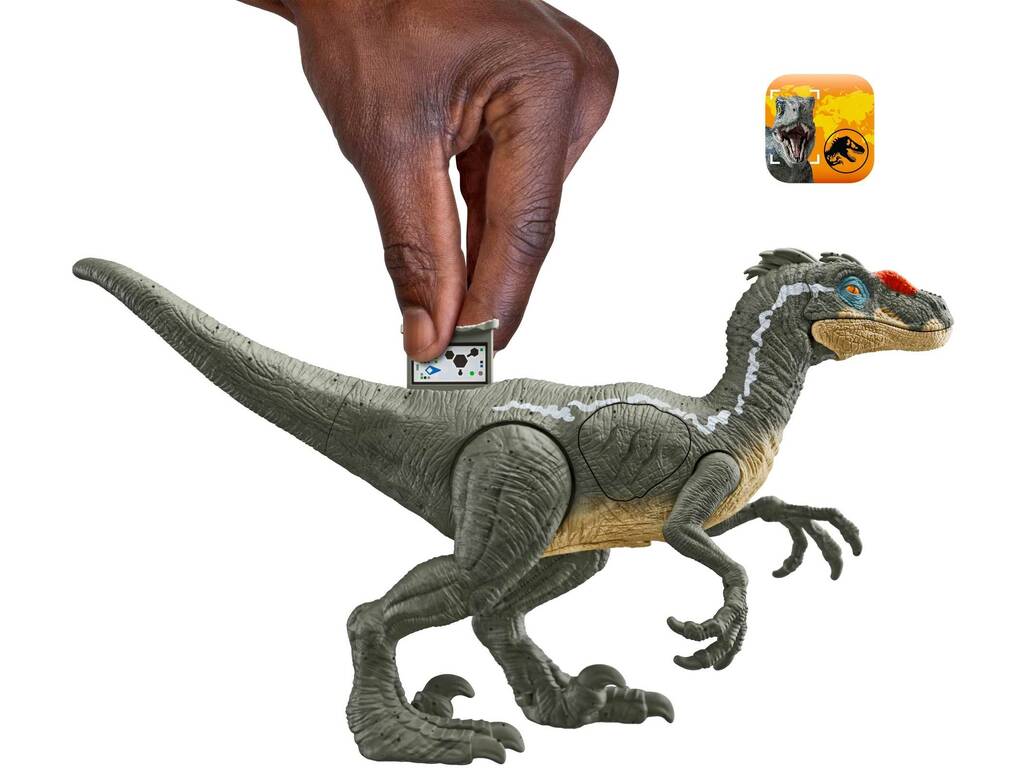 Jurassic World Epic Attack Velociraptor Mattel HNC11