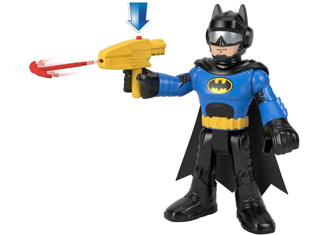 Imaginext XL DC Super Friends Batman y Batcycle Mattel HNM32