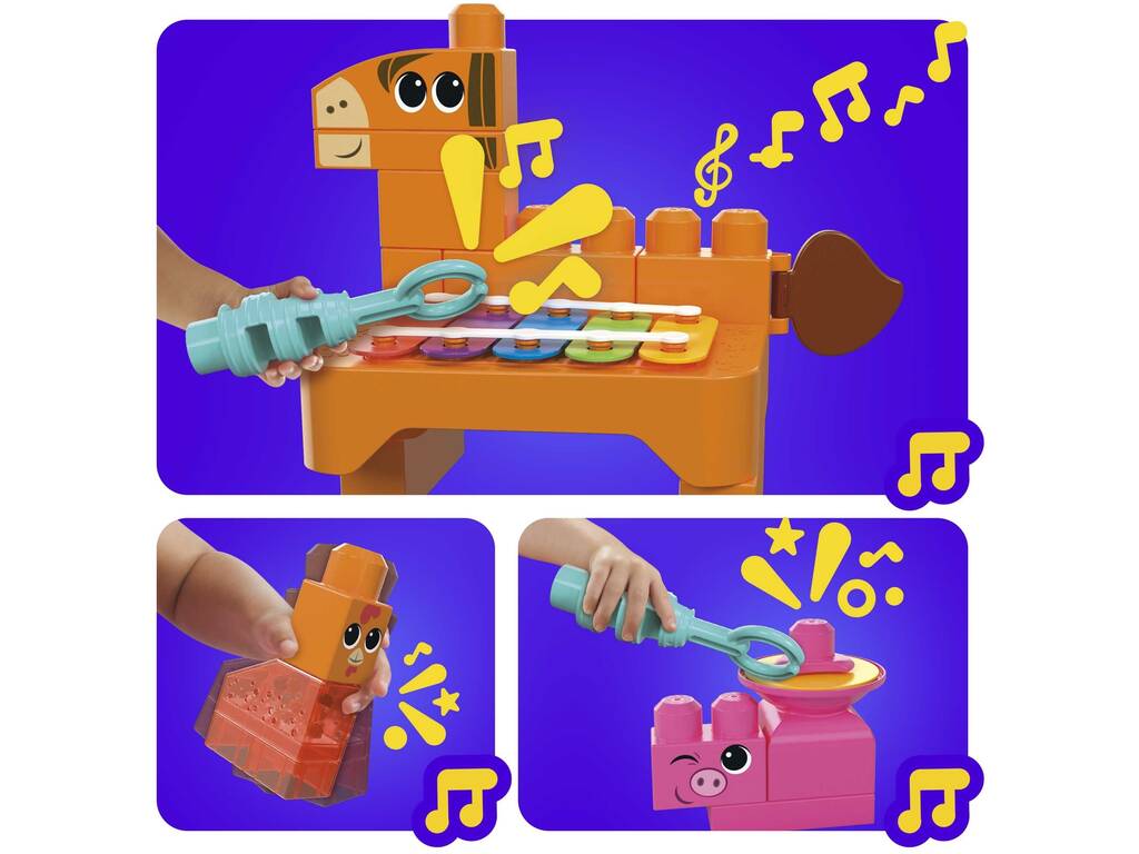 Mega Bloks Banda Musical de la Granja Mattel HPB46