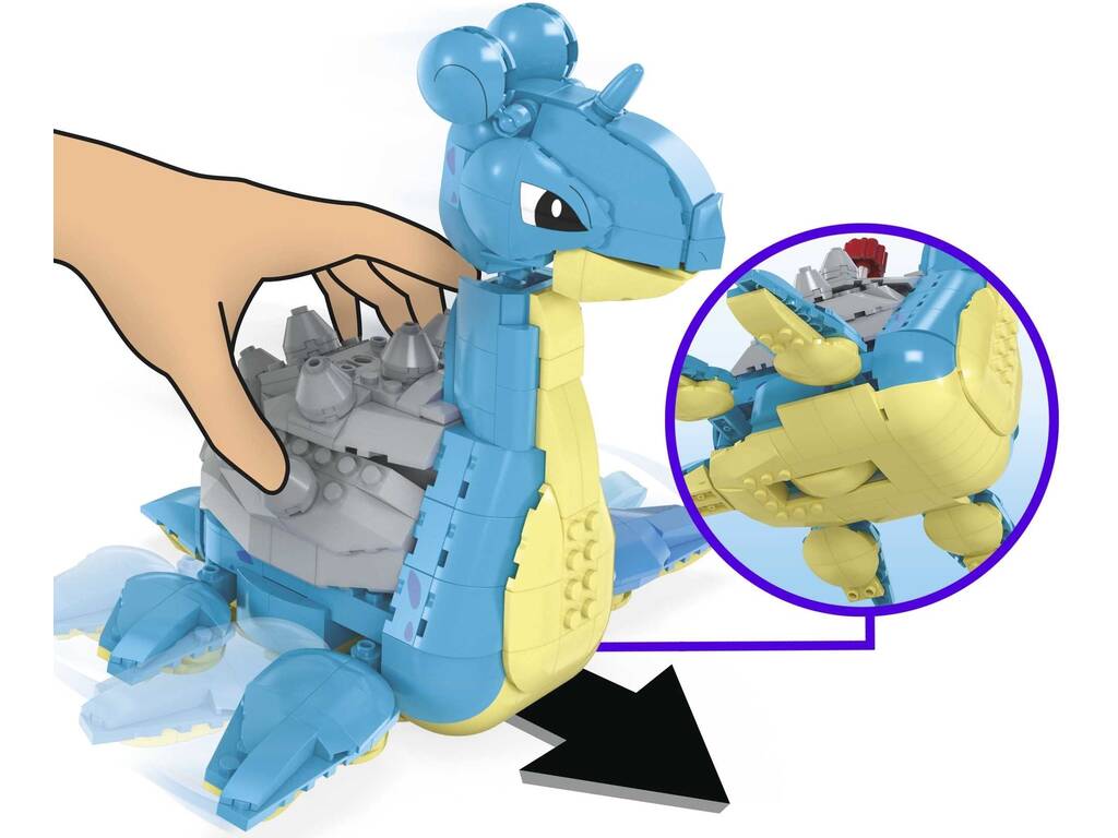 Pokémon Mega Figura Lapras Mattel HKT26