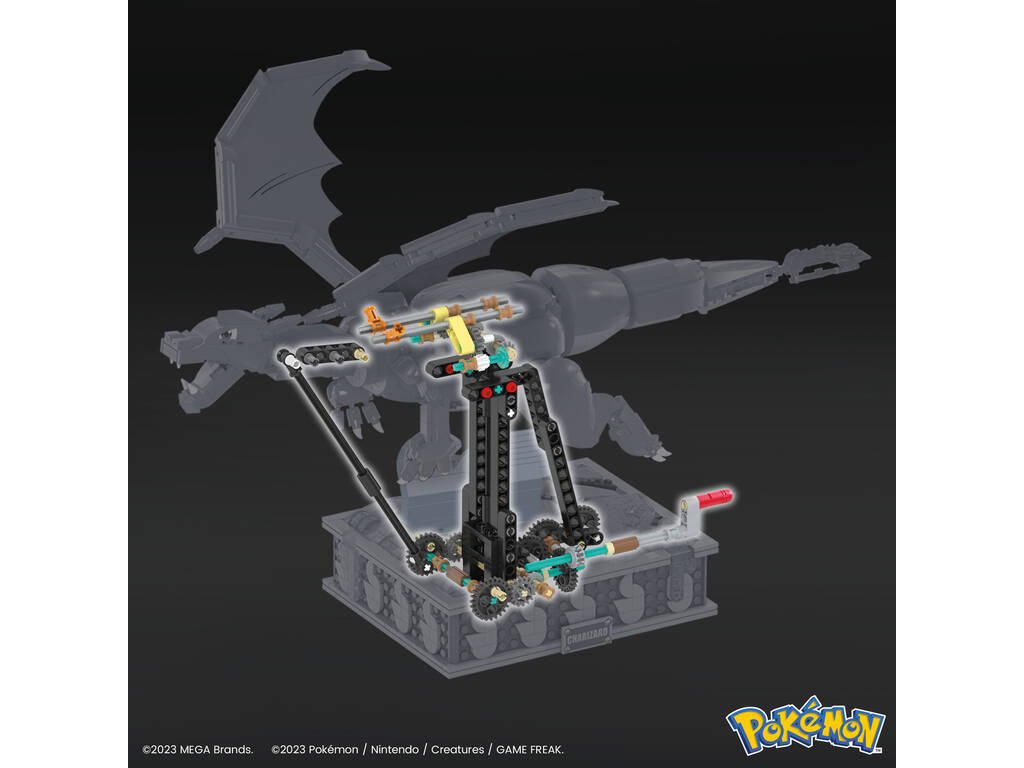 Mega Pokémon Charizard en Movimiento de Mattel HMW05