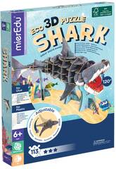 Puzzle 3D Eco Tubaro Branco Mier Edu ME4221
