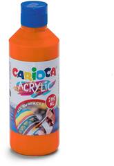 Carioca Botella Pintura Acrilica 250 ml. Naranja de Carioca 40431/11
