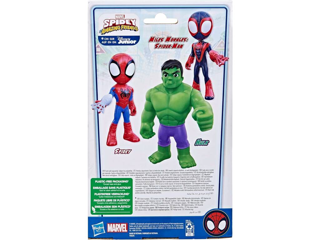 Marvel Spidey And His Amazing Friends Figura Hulk Hasbro F7572