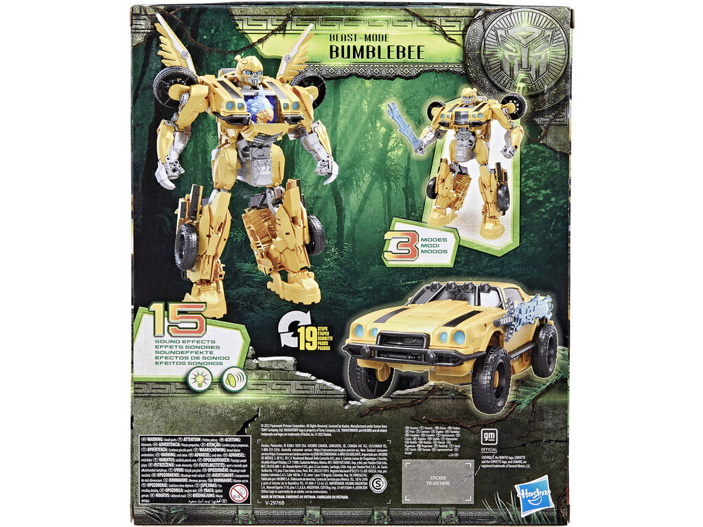 Transformers Rise Of The Beasts Figura Bumblebee Beast Mode Hasbro F4055