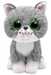 Peluche 15 cm. Fergus Chat gris TY 36581