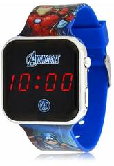 Relgio Led Avengers de Kids Licensing AVG4706