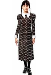 Fato Infantil Wednesday Addams Tamanho XS