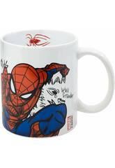 Tasse en cramique Spiderman 325 ml. Stor 88124