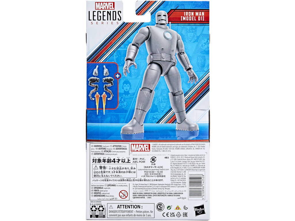 Marvel Legends Series Avengers Figura Iron Man Model 01 Hasbro F7061 -  Juguetilandia