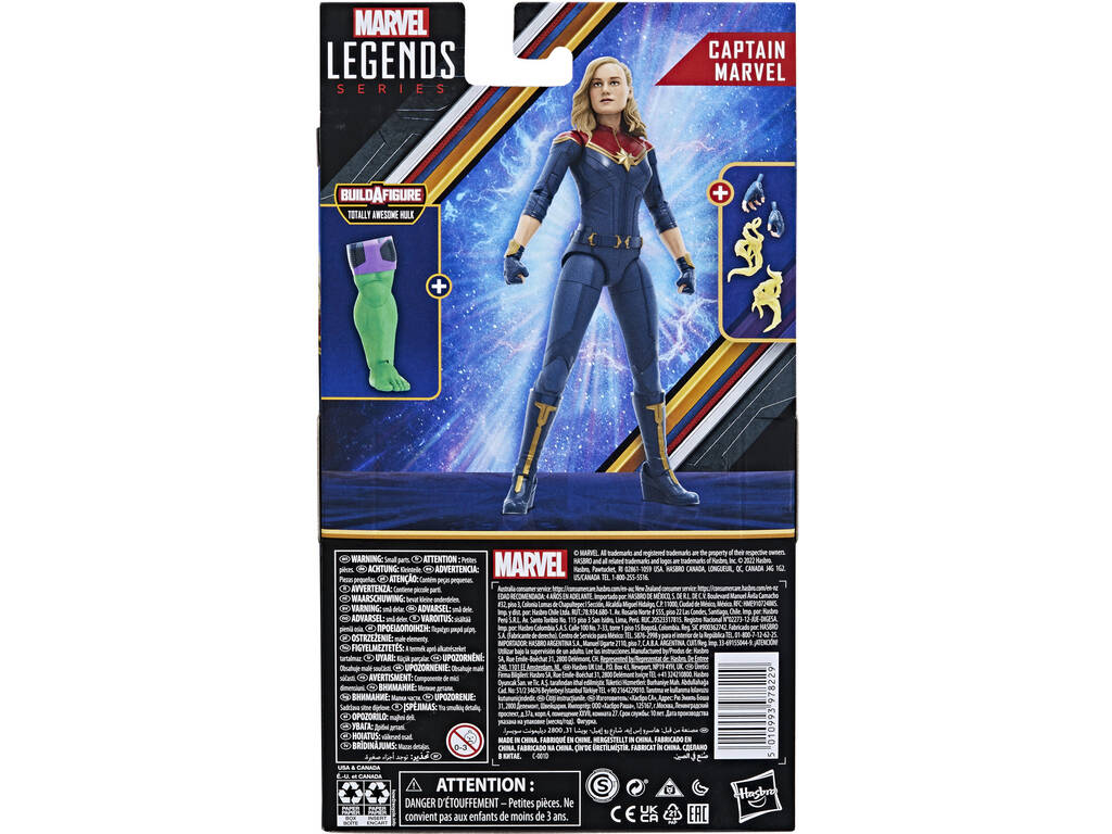 Marvel Legends Series The Marvels Captain Marvel Figure Hasbro F3680