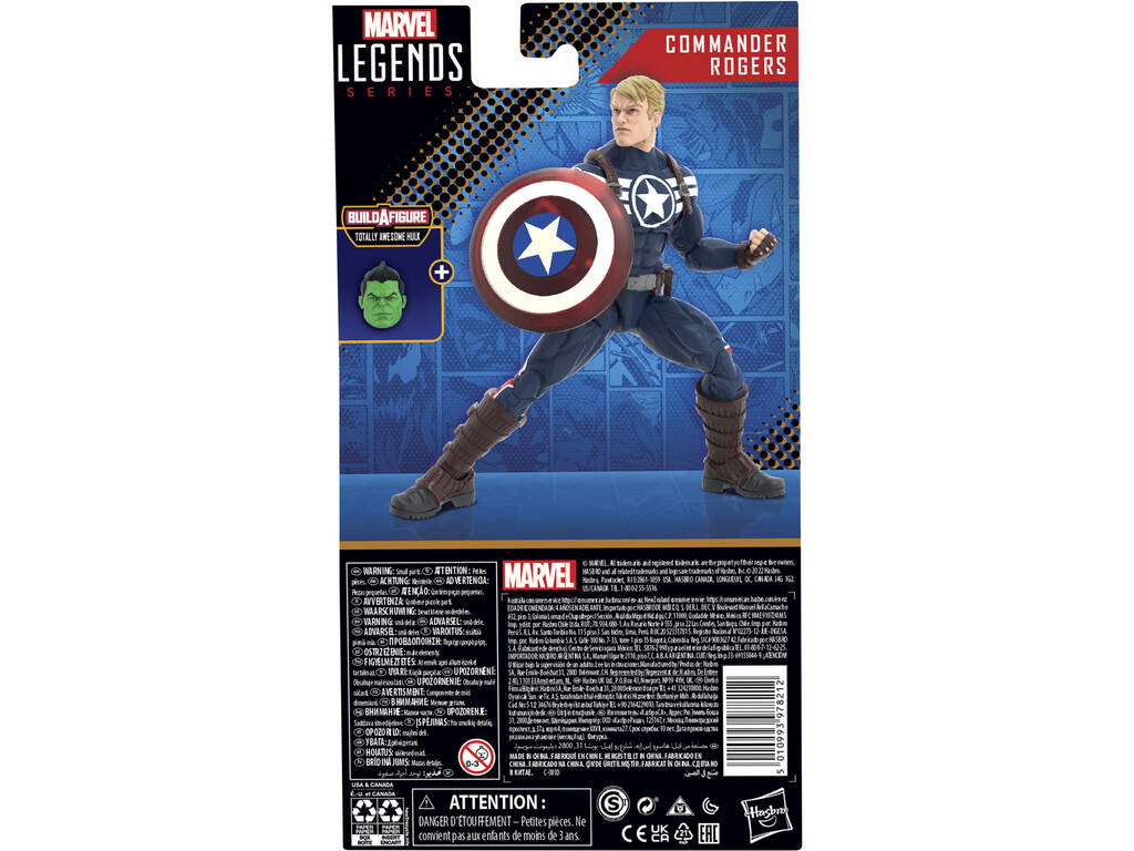 Marvel Legends Series Marvel Figura Commander Rogers Hasbro F3685