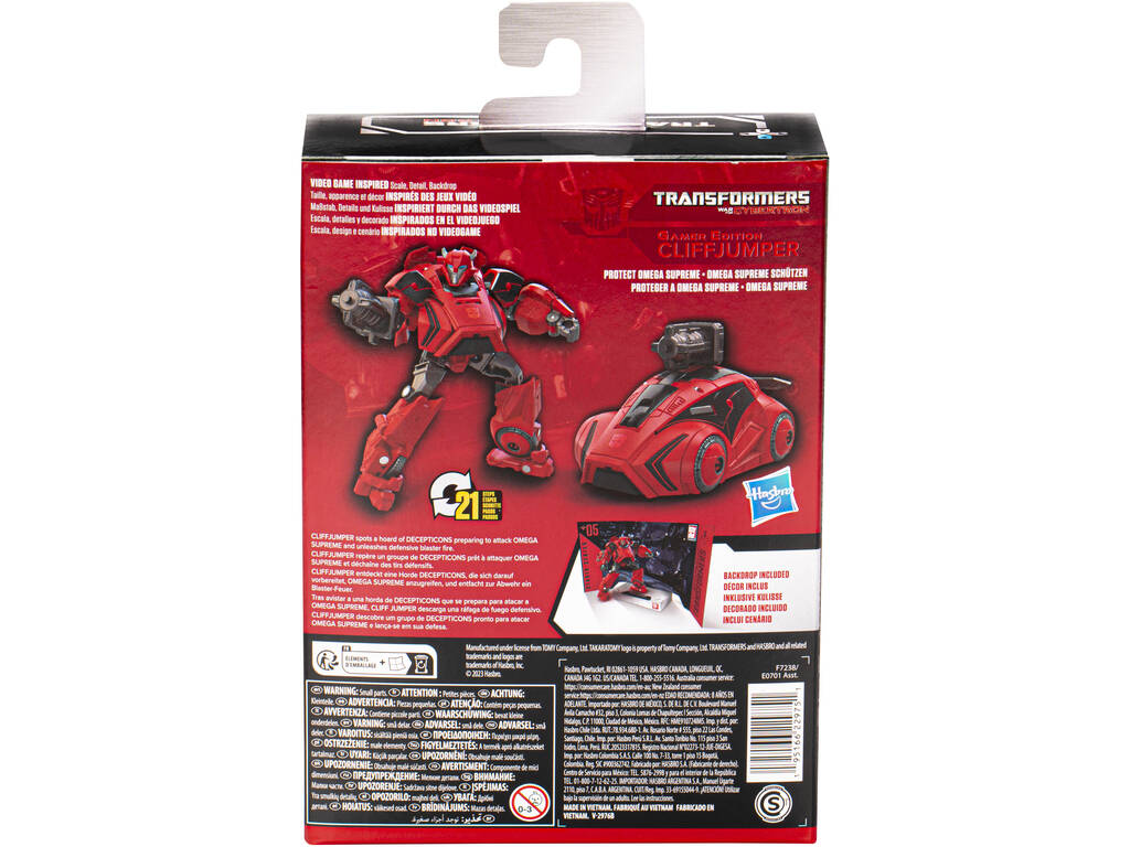 Transformers War For Cybertron Figura Deluxe Cliffjumper Hasbro F7238