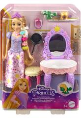 Poupée Rapunzel de Disney Princesse avec table d'habillage par Mattel HLX28