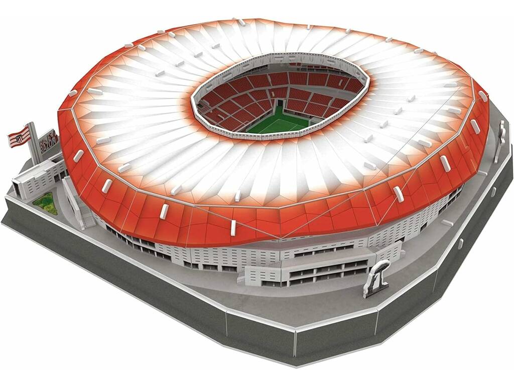 Cívitas Metropolitano Stadium Puzzle 3D avec lumière Bandai EF16034