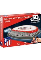 Puzzle 3D Estdio Cvitas Metropolitano com Luz Bandai EF16034