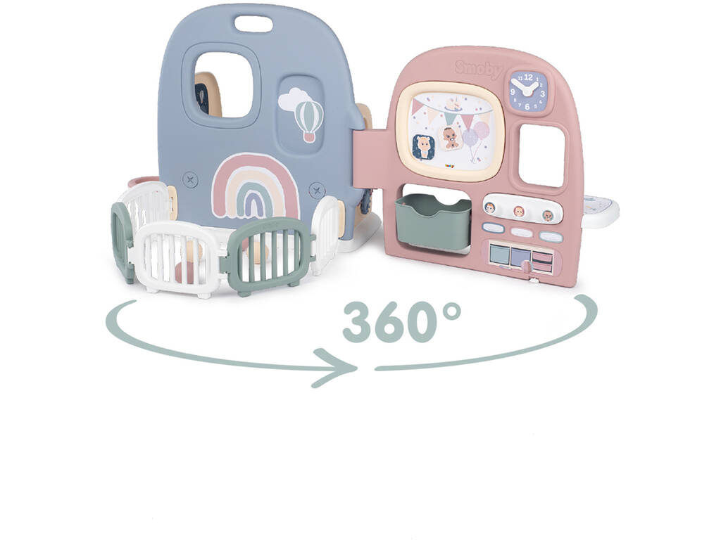 Babypflege-Kinderzimmer mit Smoby-Zubehör 7600240307