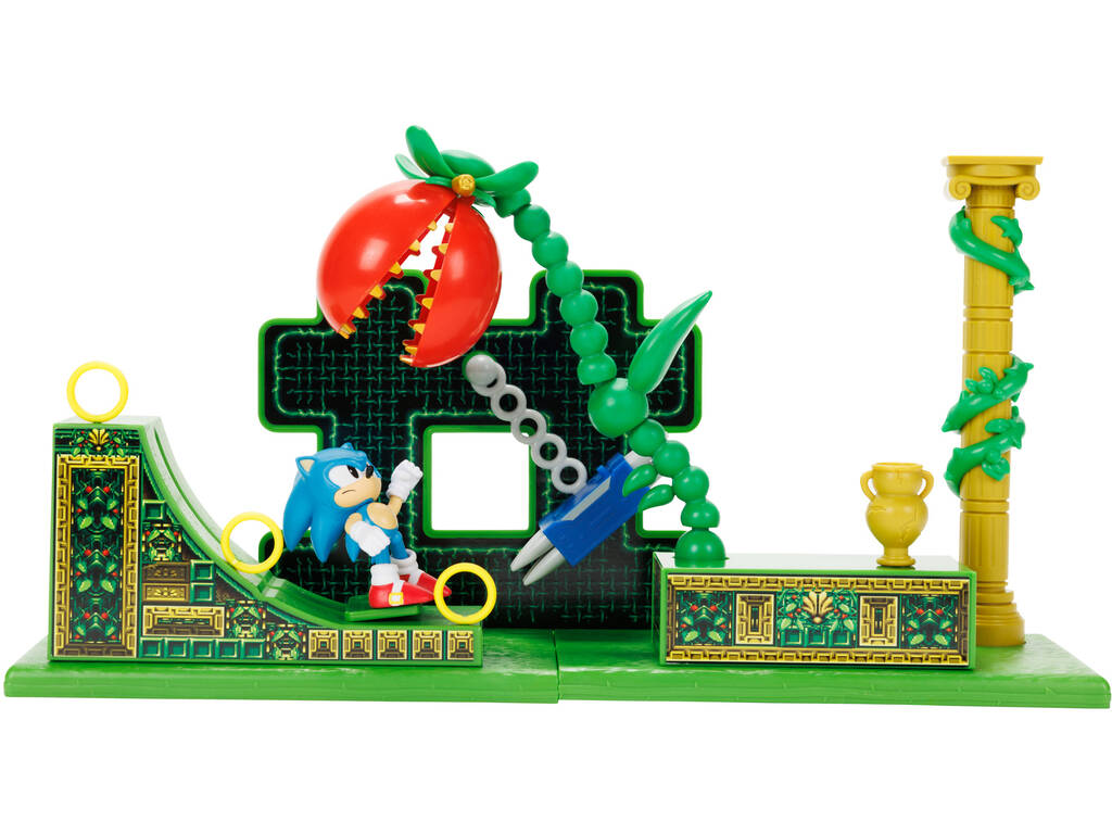 Sonic Playset con Figura 6 cm Jakks 418874