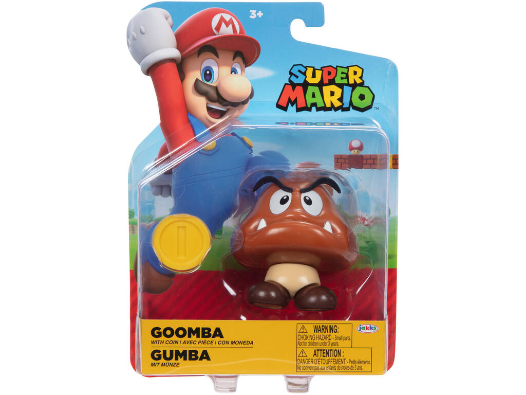 Super Mario Figura 10 cm Articulada Jakks 413754-6-GEN